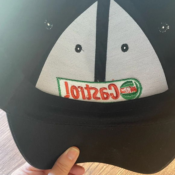 Castrol Black Hat Cotton Strap Back Baseball Cap One Size Adjustable Oil… - Picture 5 of 6